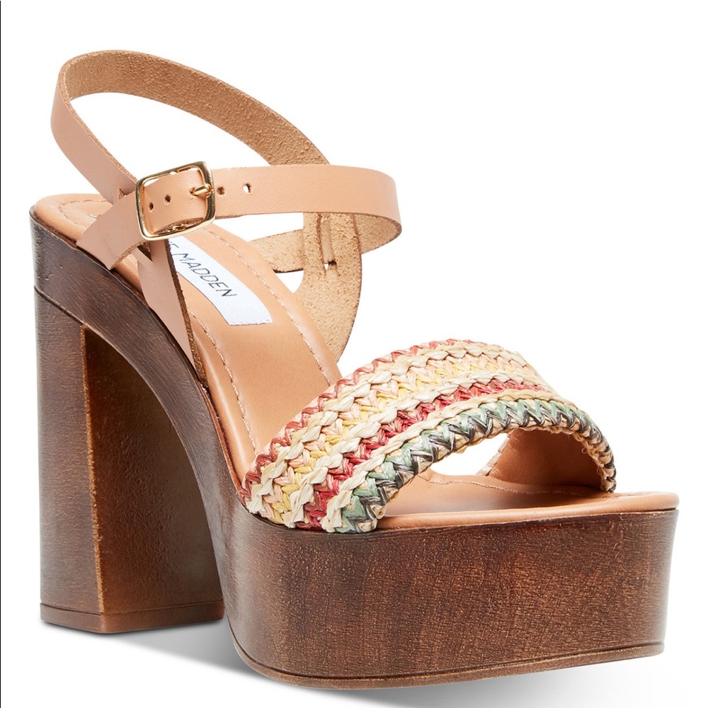 Laurisa wood platform sandals🏷